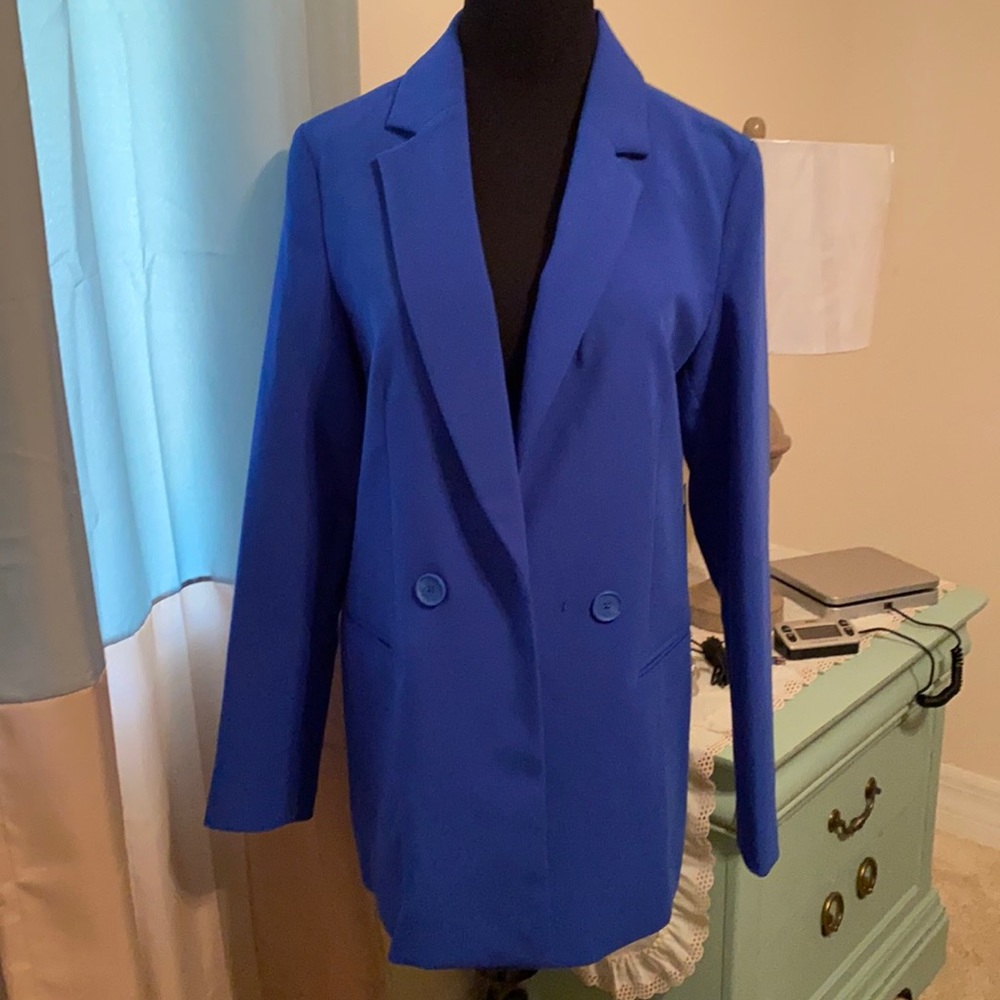 Gorgeous blue Nine West blazer!!!